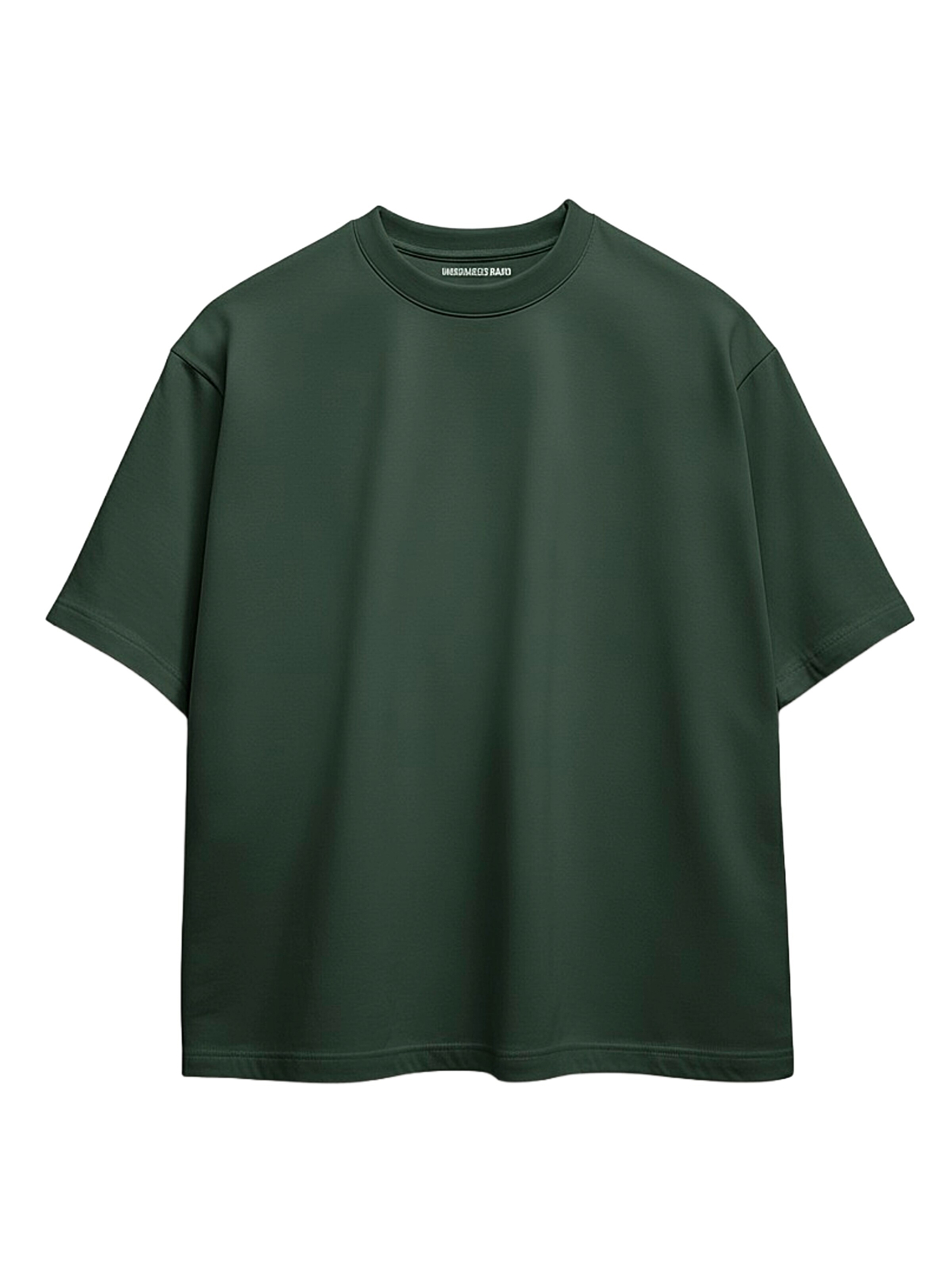 UNORGANIZED BRAND T-shirt 'SCHWERES COMFORT T15' i grön: framsida