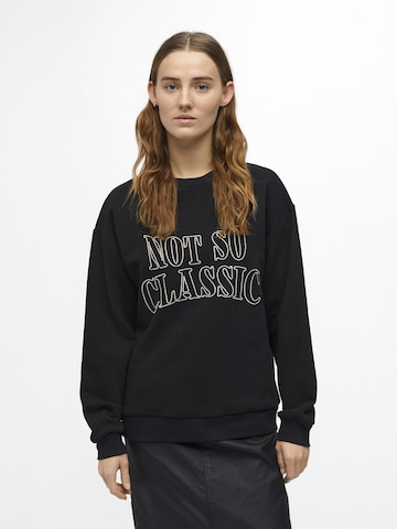 OBJECT Sweatshirt in Black: front
