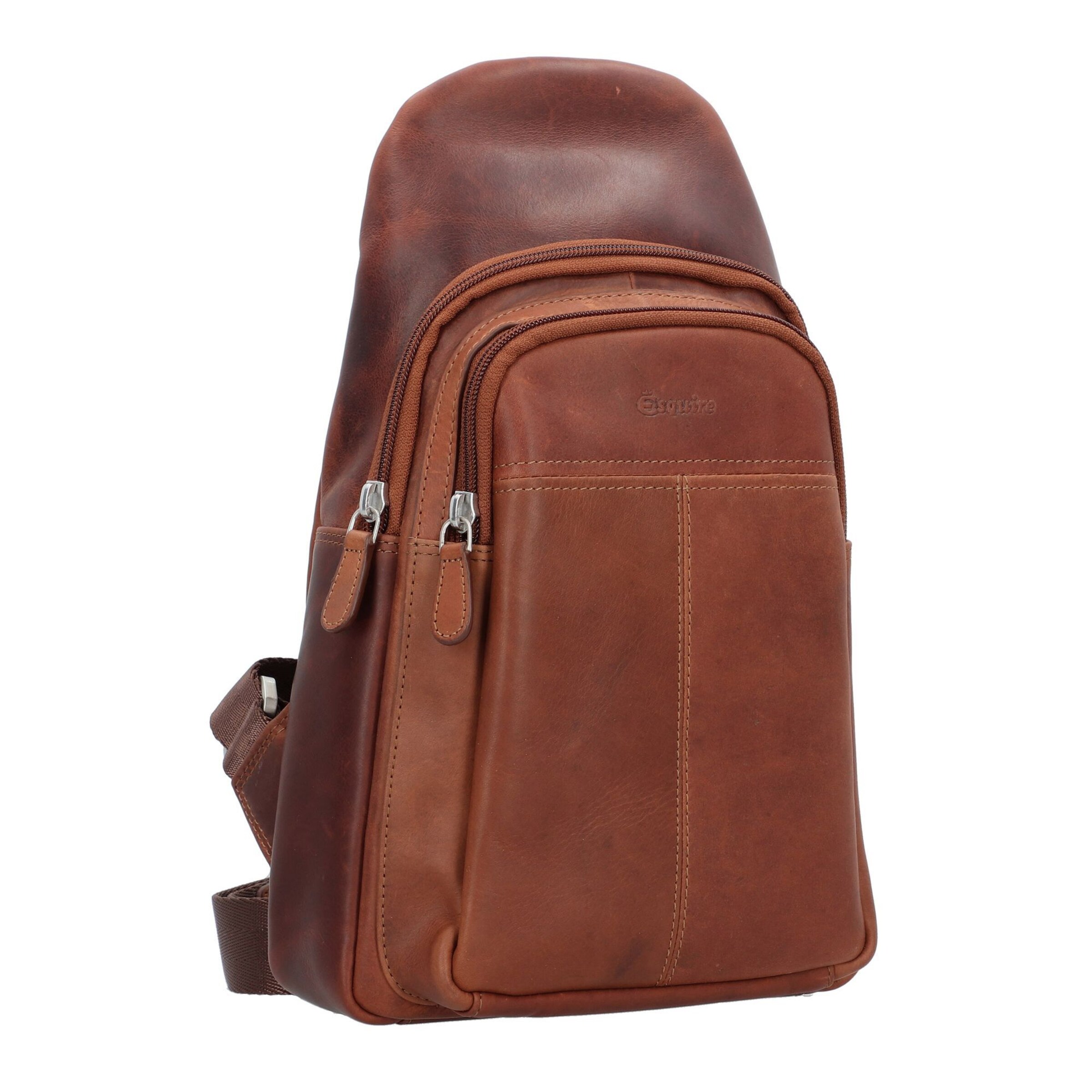 Esquire Crossbody bag 'Dallas' in Brown