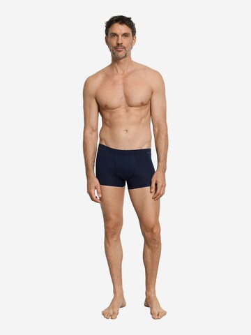 Hanro Boxershorts ' Cotton Essentials ' in Blauw