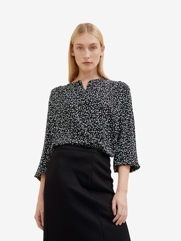 TOM TAILOR Blouse in Zwart