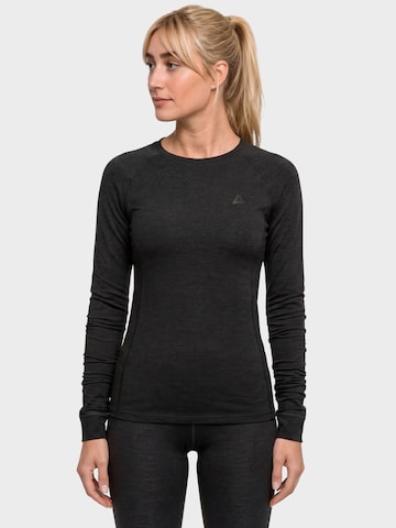 Schöffel Shirt in Schwarz: Vorderseite