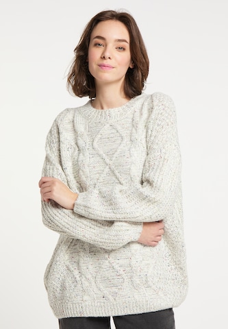 MYMO Oversized sweater in Beige: front