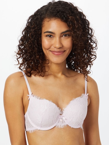 LingaDore Push-up Bra in Purple: front