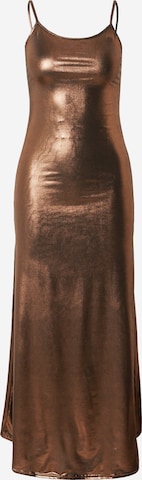 Robe de soirée Warehouse en bronze : devant