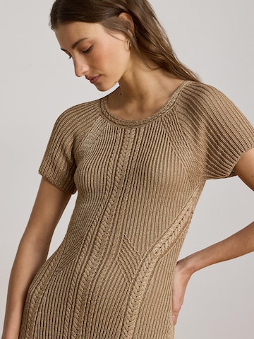 Lauren Ralph Lauren Πλεκτό φόρεμα σε χρυσό