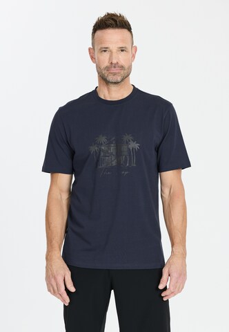 NOU T-Shirt 'Cahn' in Schwarz: Vorderseite