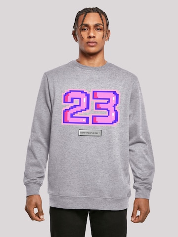 Sweat-shirt F4NT4STIC en gris : devant