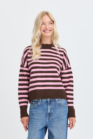 b.young Pullover in Braun: Vorderseite