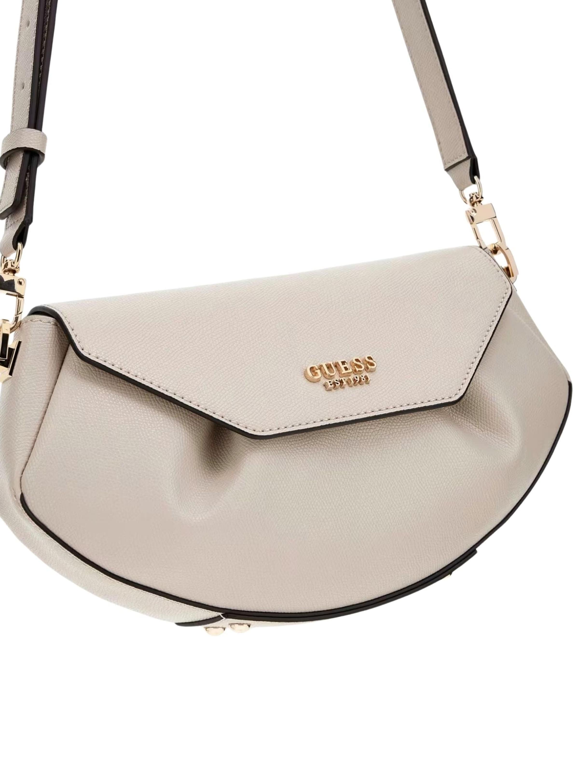 Sac à bandoulière 'Guess Sac Bandoulière Noelle Girlfriend Sa Light Taupe BG789820' GUESS en marron