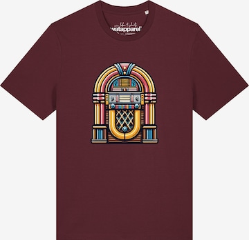 T-Shirt 'Jukebox' Watapparel en rouge : devant