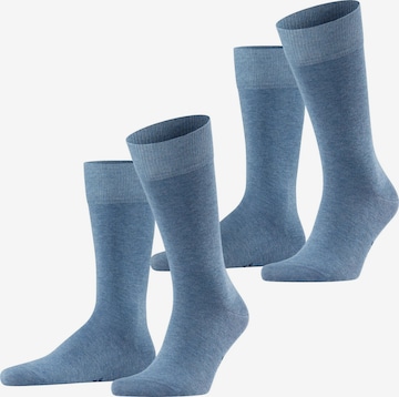 FALKE Socken 'Happy 2-Pack' in Blau: Vorderseite