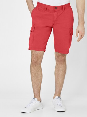 REDPOINT Regular Cargo Pants in Red: front