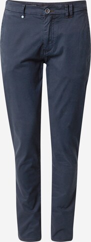 No Excess Regular Chino Pants in Blue: front
