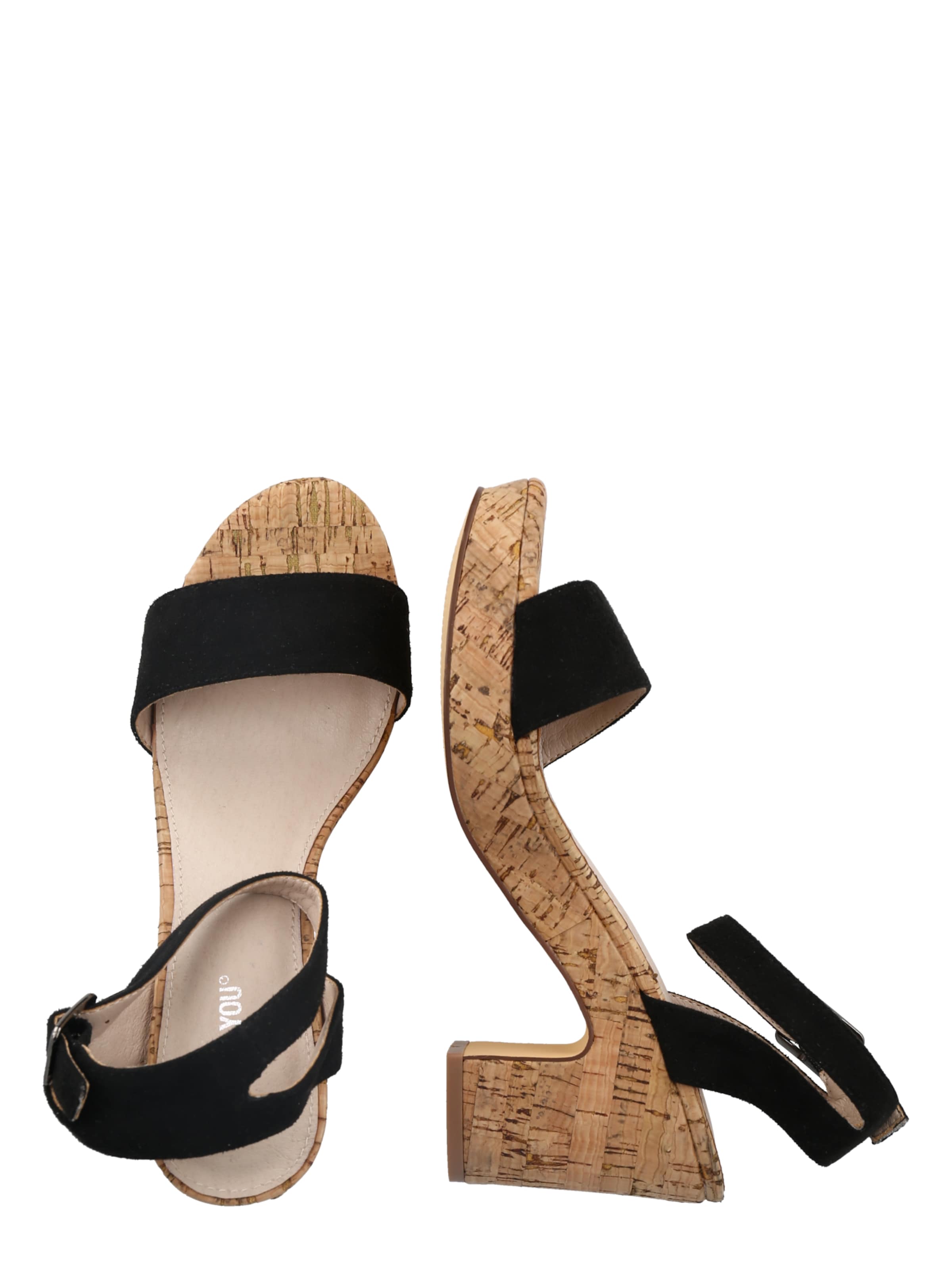 ABOUT YOU Sandals 'Jonna' in Black