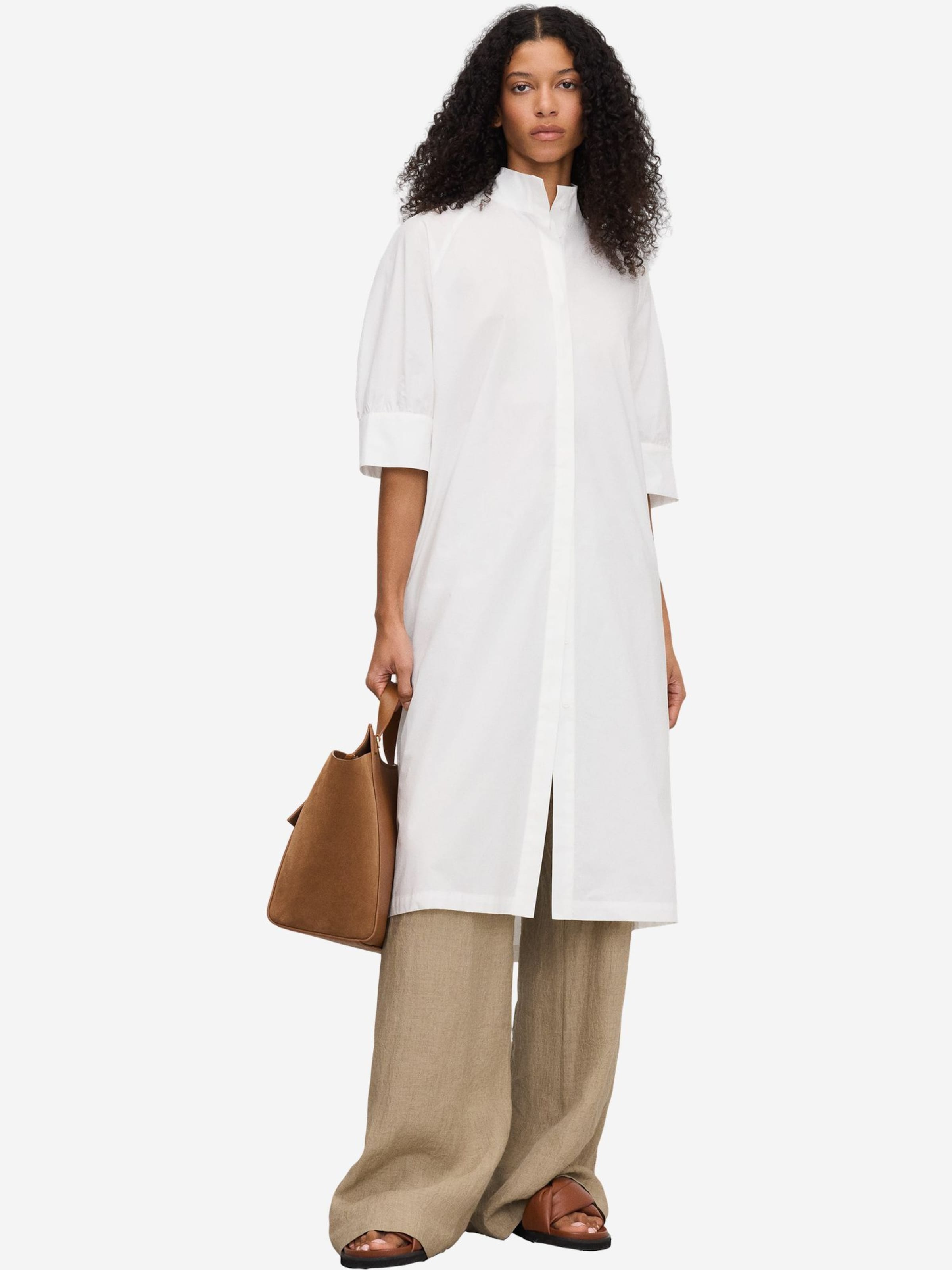 Adolfo Dominguez - Vestido em branco: frente