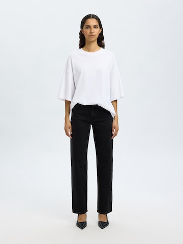 Wide Leg Jean 'SLFBEA-KORI' SELECTED en noir