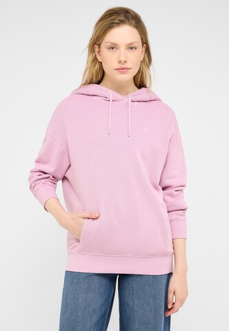 MUSTANG Sweatshirt 'Lea' in Pink: front