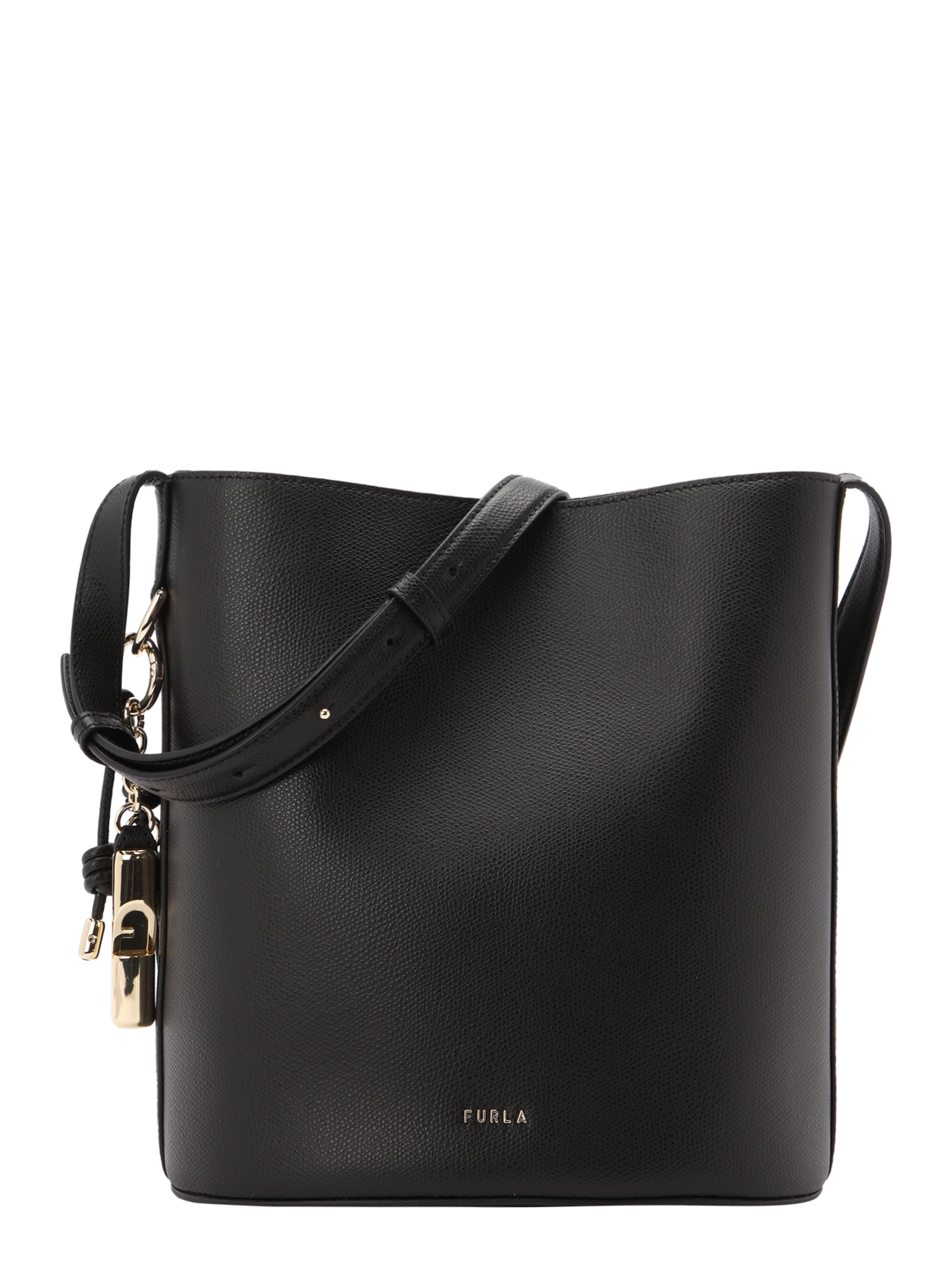 FURLA Axelremsväska 'Roxie' i svart: framsida