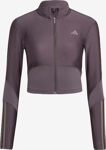 Veste de survêtement 'Hyperglam' ADIDAS PERFORMANCE en gris : devant