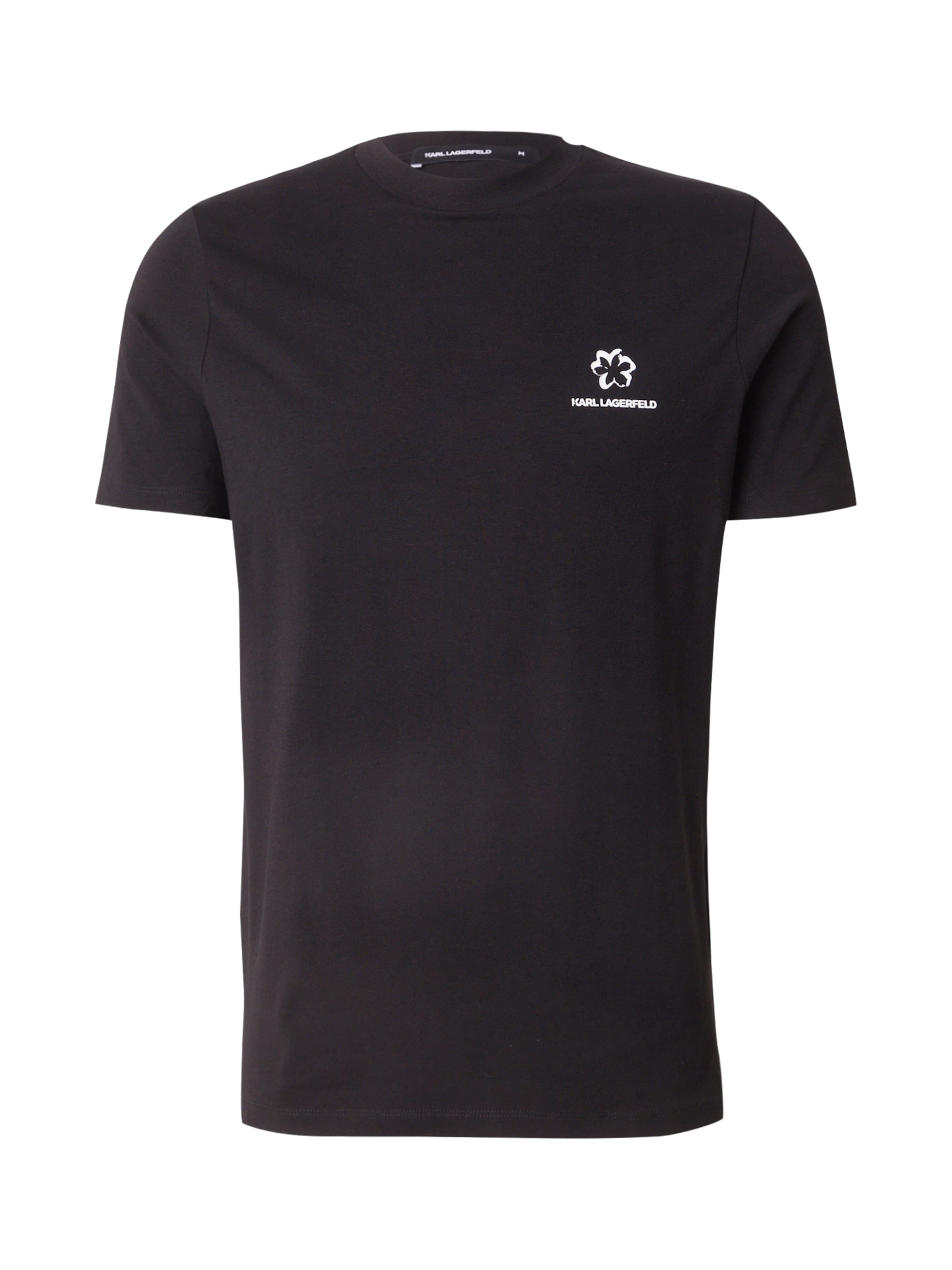 Maglietta di Karl Lagerfeld in nero: frontale