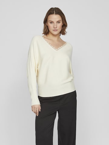 Pull-over VILA en beige : devant