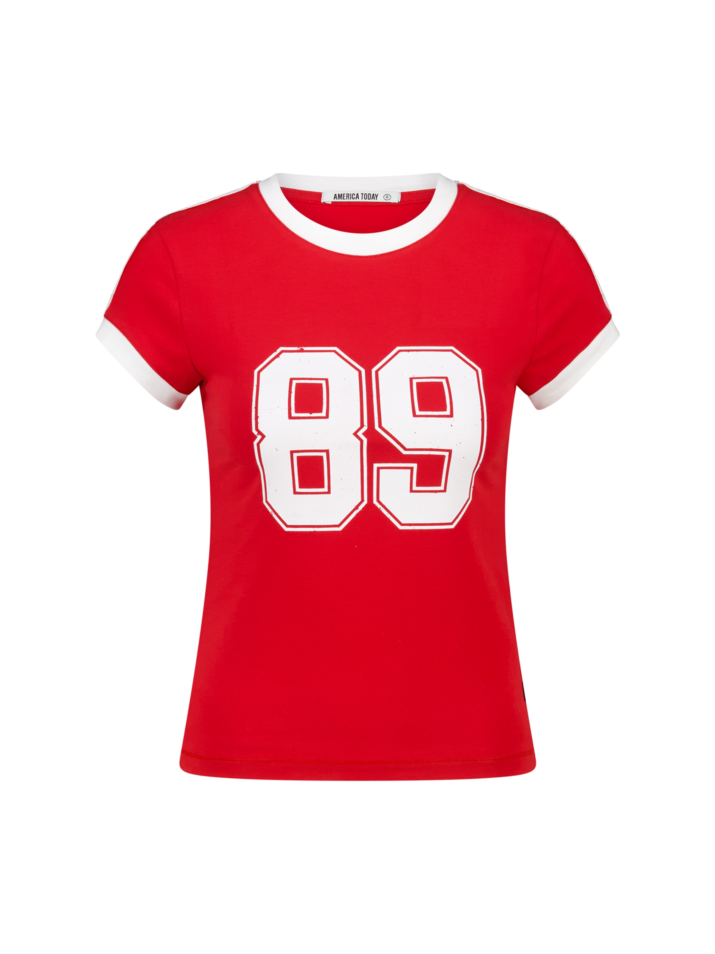 America Today Shirt in Red: front