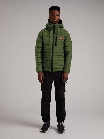 JACK1T Outdoor jacket ' SATEL1TE Kapuzen-Daunenjacke 2.0 ' in Red