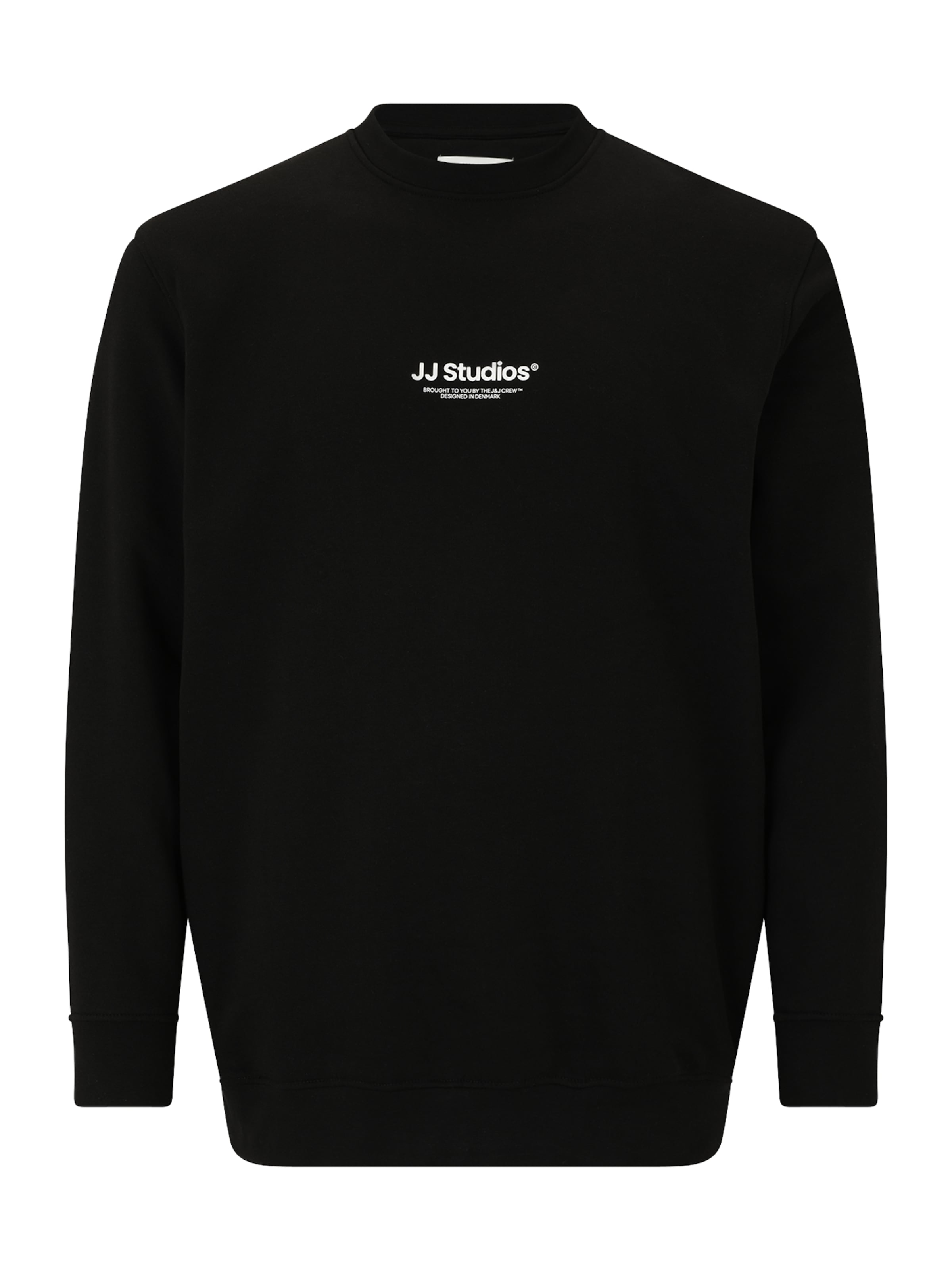 Jack & Jones Plus Μπλούζα φούτερ 'JJESOHO' σε μαύρο: μπροστά