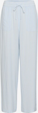 Kaffe Loosefit Broek in Blauw: voorkant