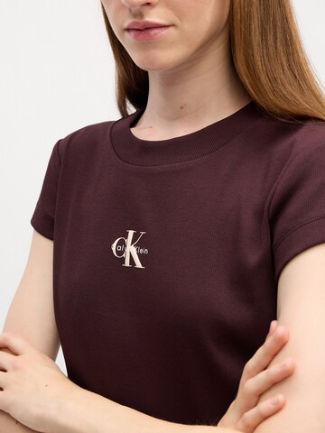 T-shirt Calvin Klein Jeans en marron