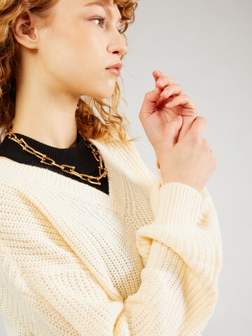 Pull-over 'KYA' JDY en beige