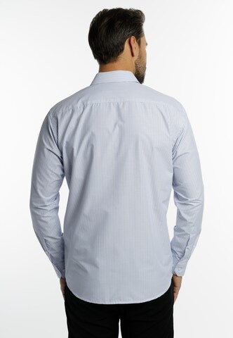 DreiMaster Klassik Regular fit Zakelijk overhemd in Blauw