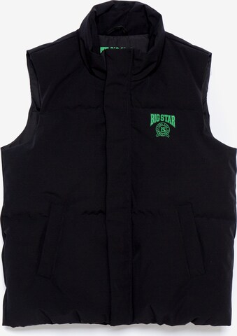 BIG STAR Bodywarmer 'Tiger' in Zwart: voorkant