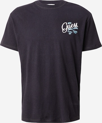 T-Shirt 'FRUITS' GUESS Originals en noir : devant