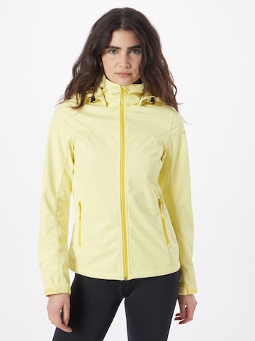 ICEPEAK - Casaco outdoor 'BOISE' em amarelo: frente