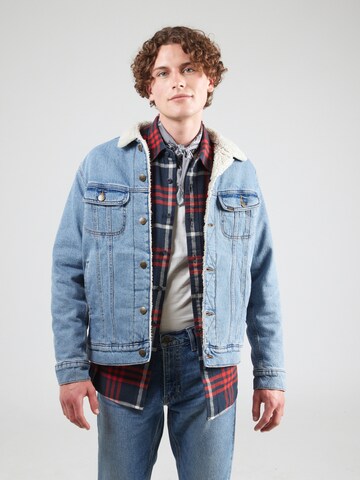 Lee - Casaco meia-estação em azul: frente