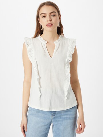 Yerse Blouse 'SCARLETT' in White: front