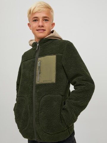 Jack & Jones Junior Fleece Jacket 'Park' in Green