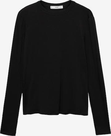 MANGO Slimfit Shirt 'SECOND' in Schwarz: Vorderseite