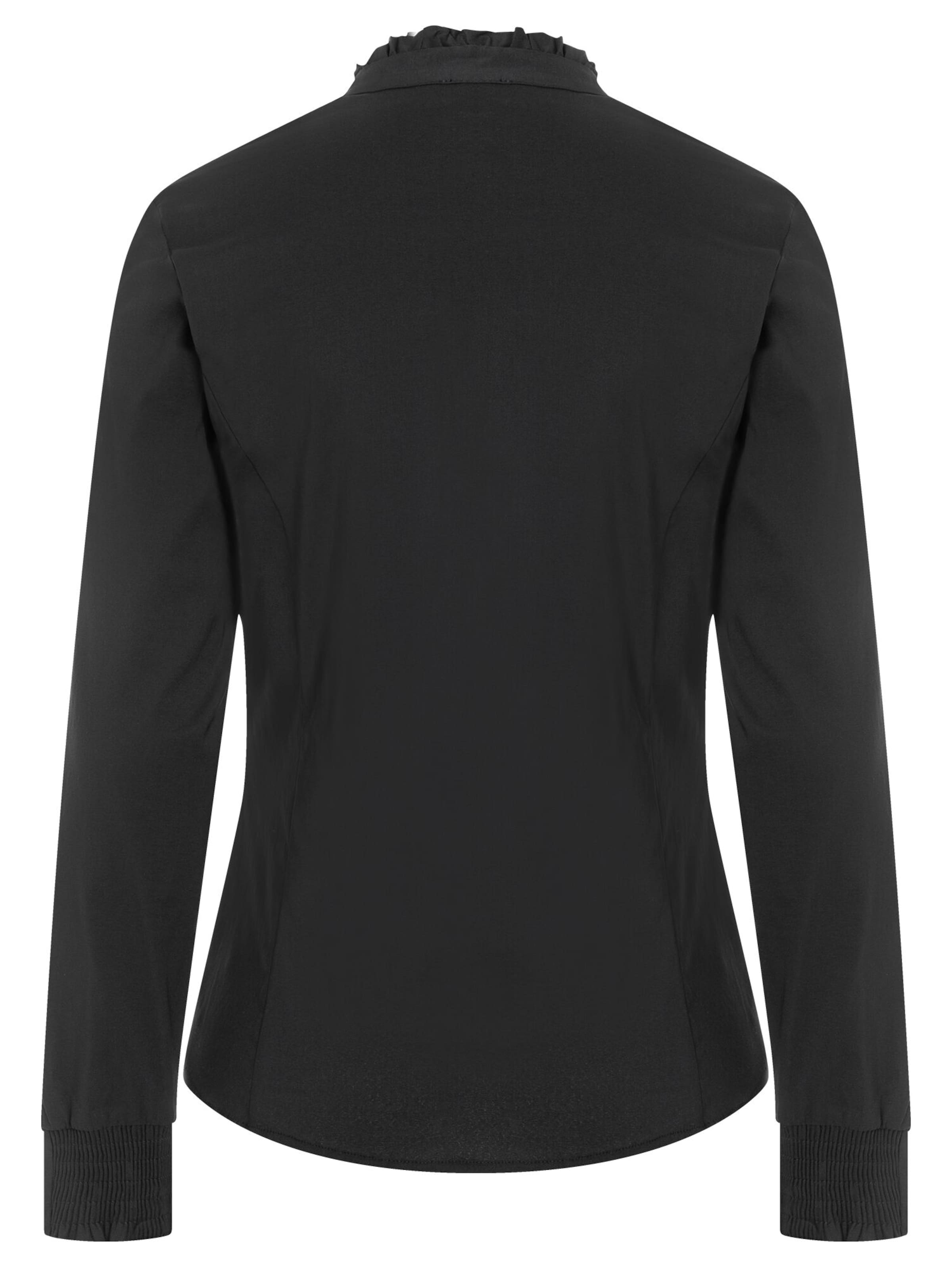 MORE & MORE Bluse in Schwarz