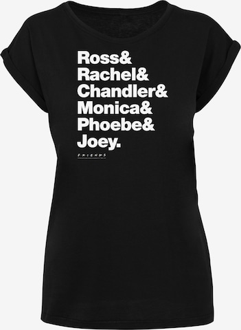 F4NT4STIC T-Shirt 'Friends Ross & Rachel & Chandler & Monica & Phoebe &  Joey' in Schwarz | ABOUT YOU