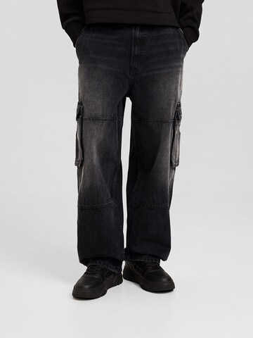 Bershka Loosefit Jeans i sort: forside