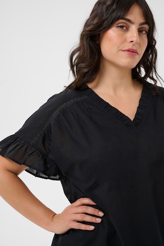 KAFFE CURVE Blouse 'Valeria' in Black