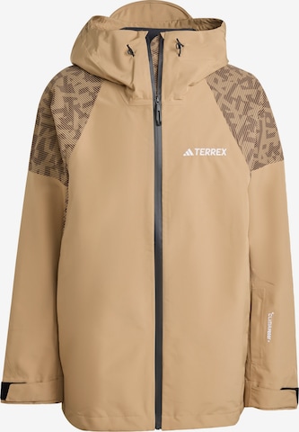 ADIDAS TERREX - Chaqueta de montaña 'Xperior' en marrón: frente