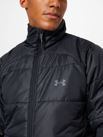 UNDER ARMOUR Athletic Jacket in Black