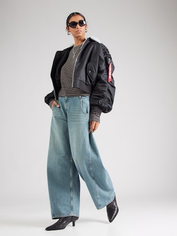 T-shirt WEEKDAY en gris