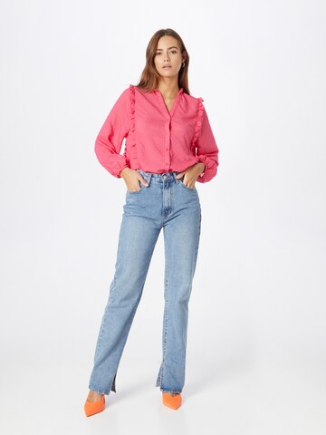 Wallis Blus i rosa