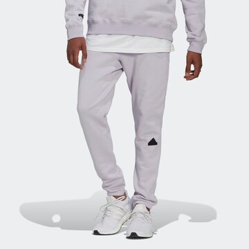 Regular Pantaloni sport 'Fleece' de la ADIDAS SPORTSWEAR pe mov: față