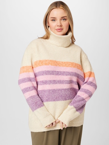 Esprit Curves Sweater in Beige: front